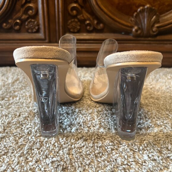 Clear Wedge Sandals Size 11 - Picture 3 of 11